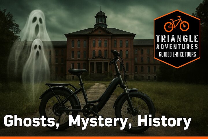Raleigh guidede E-bike tur: Spøgelser, mysterium, skræmmende historie
