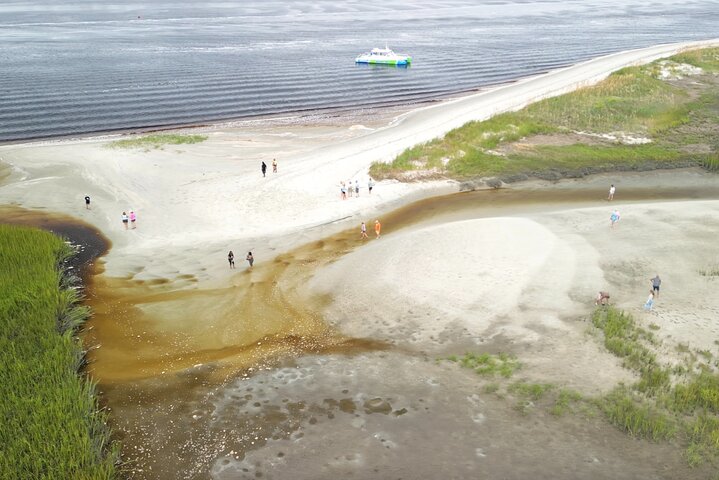 Katamaran delfin cruise i Myrtle Beach med Barrier Island stopp