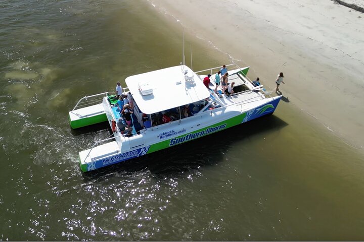 Katamaran delfin cruise i Myrtle Beach med Barrier Island stopp