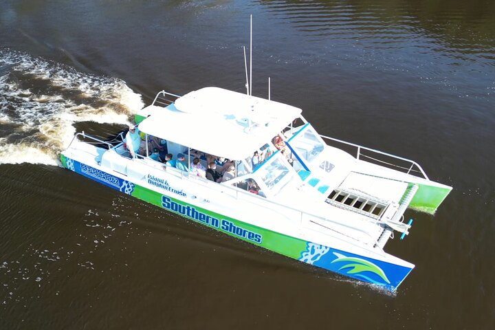 Katamaran delfin cruise i Myrtle Beach med Barrier Island stopp