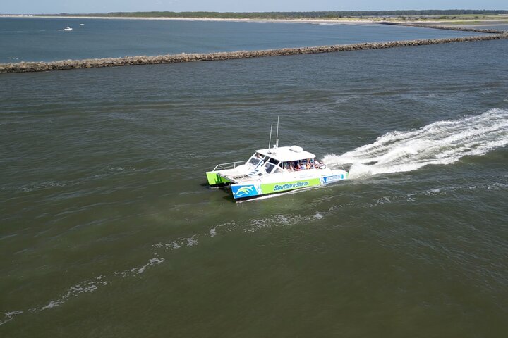 Katamaran delfin cruise i Myrtle Beach med Barrier Island stopp