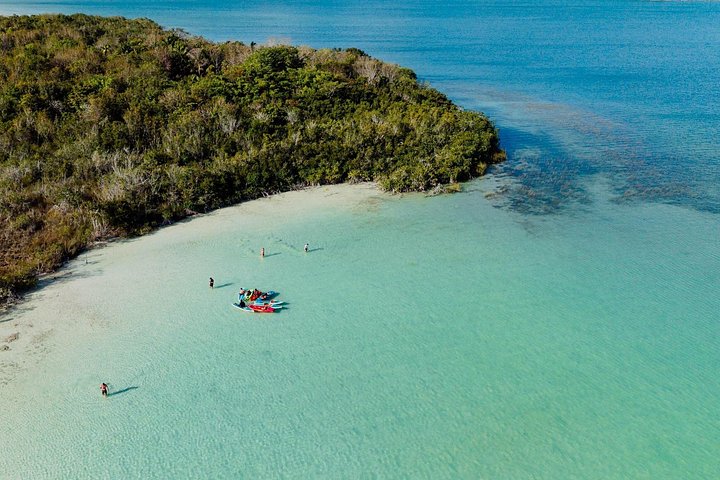 Excursion en planche à pagaie au lever du soleil de Bacalar avec petit déjeuner et photos
