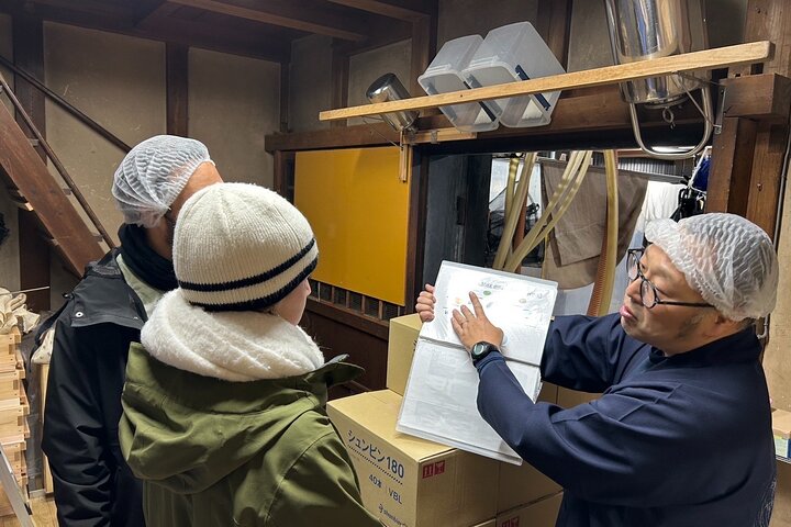 Visite de la brasserie Hirata Sake à Hida Takayama