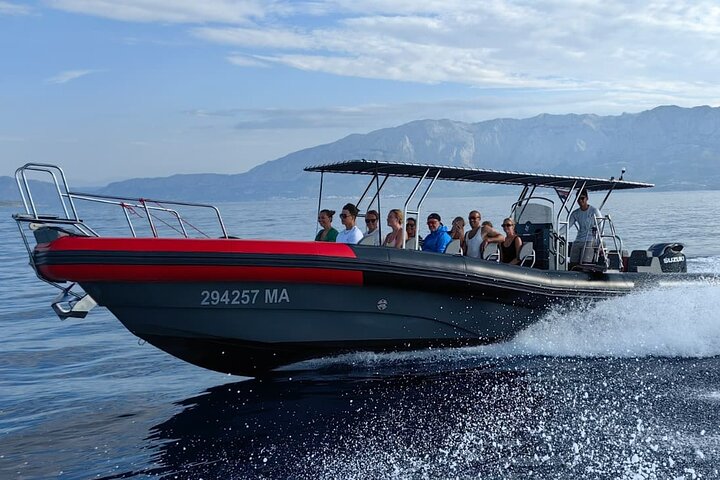 Makarska 3 - Island Speedboat Tour: Blå grottan på Hvar & Blå lagunen