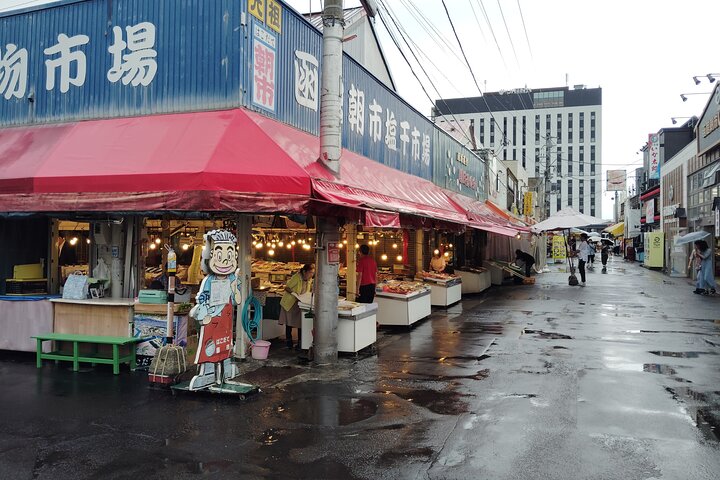 Hakodate: Excursão de manhã ao mercado com opções de degustação de frutos do mar