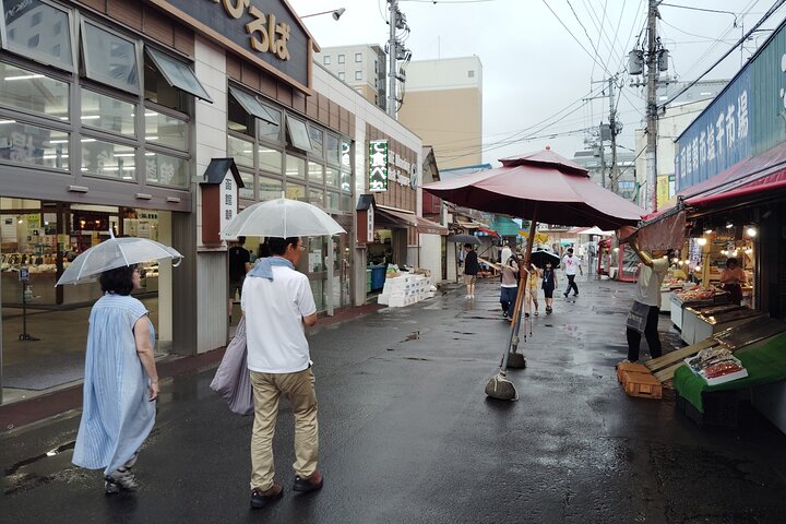 Hakodate: Excursão de manhã ao mercado com opções de degustação de frutos do mar