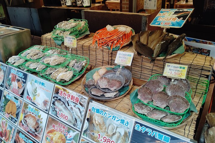Hakodate: Excursão de manhã ao mercado com opções de degustação de frutos do mar