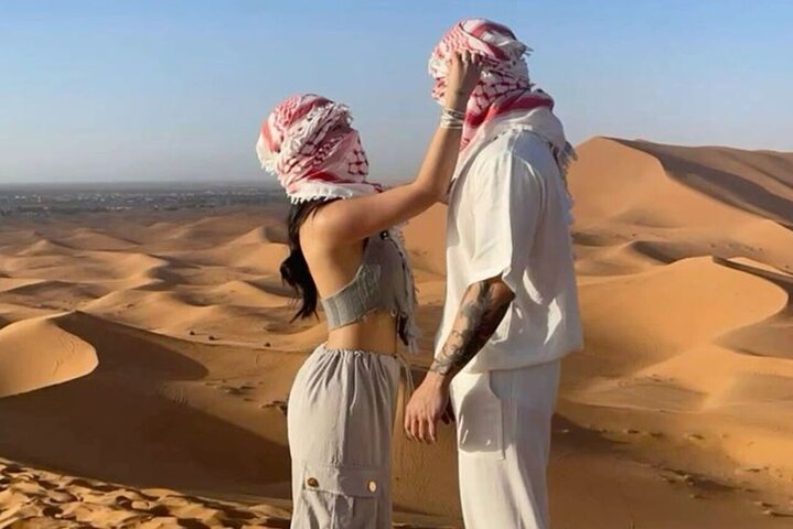Agadir/Taghazout: Sunset Sandboarding Quad Bike & Marokkansk Middag
