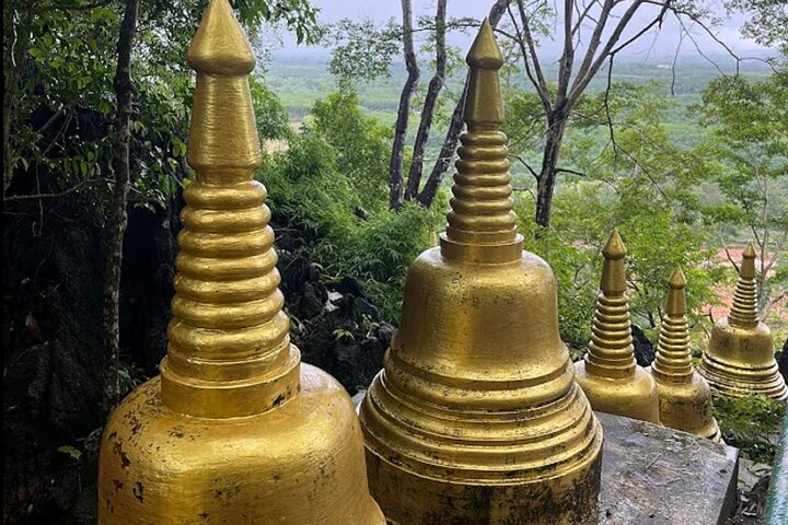 Krabi: Tiger Cave, Emerald Pool og Hot Springs lille gruppe tur