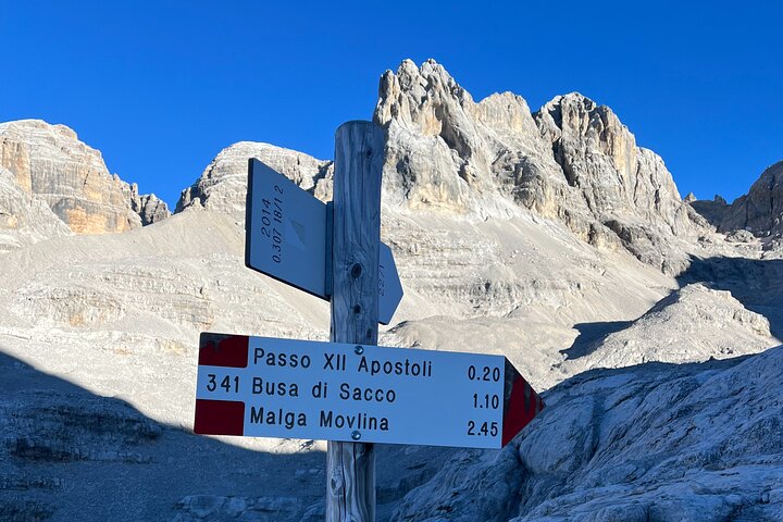 Excursão de dia guiada nas Dolomitas da Brenta