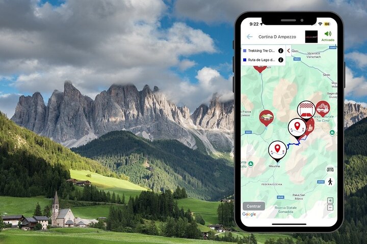 Audioguide för Dolomiternas stora väg – Italien