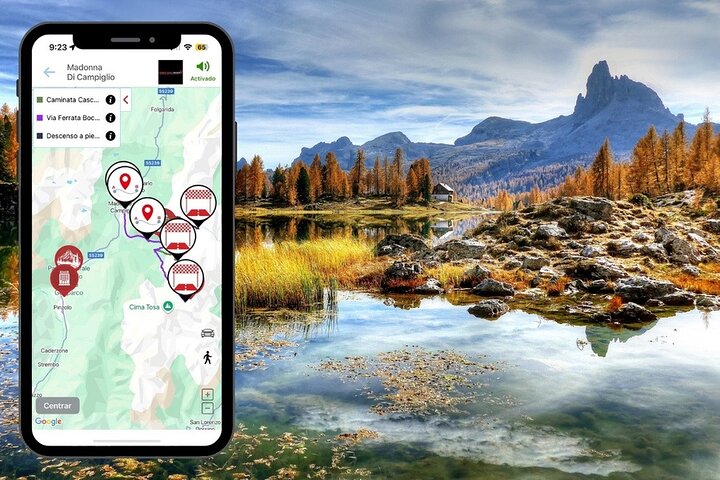 Audioguide för Dolomiternas stora väg – Italien
