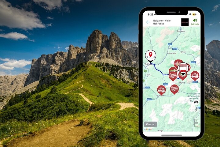 Audioguide för Dolomiternas stora väg – Italien