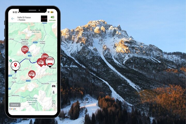 Audioguide för Dolomiternas stora väg – Italien