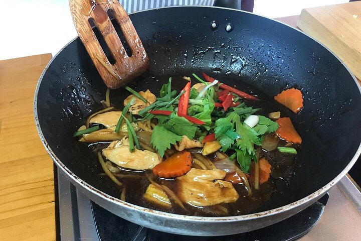 Halvdag Thai madlavningskursus med havudsigt fra Koh Tao