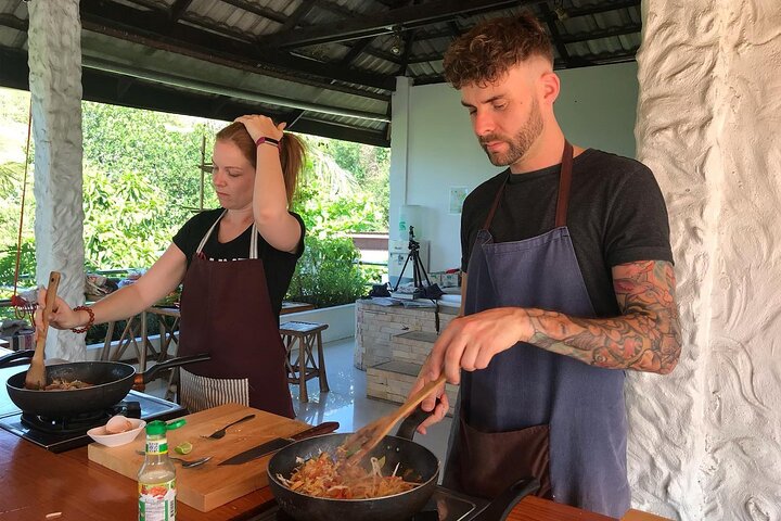 Halvdag Thai madlavningskursus med havudsigt fra Koh Tao