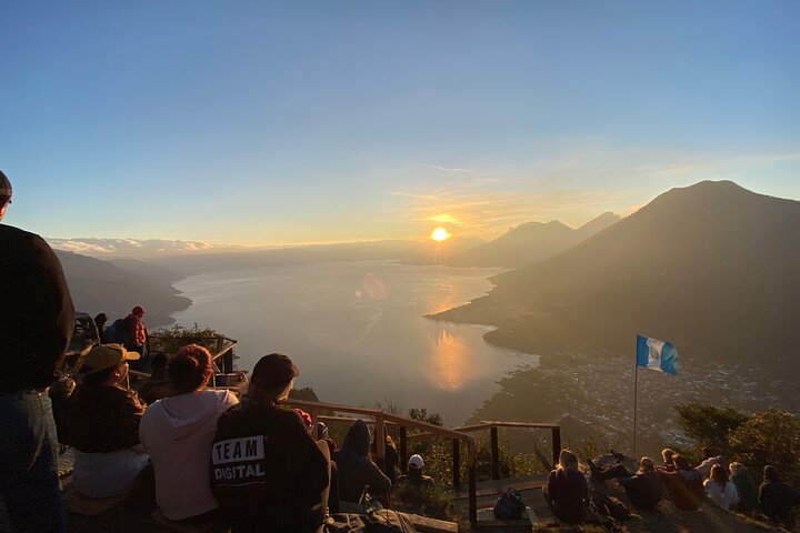 Solopgangstur til Indian Nose: Vandretur og udsigt over Atitlán-søen