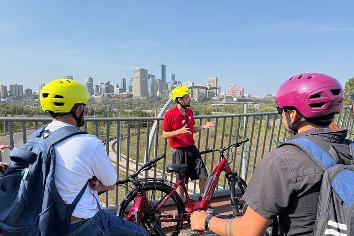 Edmonton City Highlights Tour de bicicleta de 3 horas, upgrade de bicicleta elétrica disponível.