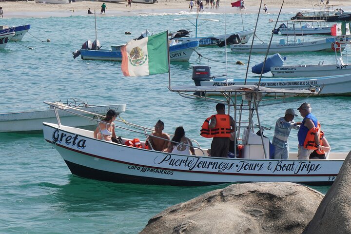 Delfin- und Walbeobachtungsbootsausflug in Puerto Escondido