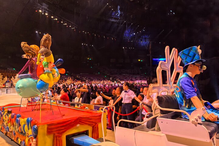 Chimelong Circus biljett med hotell tur och retur privat transport
