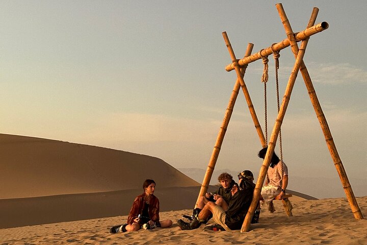 Från Ica eller Huacachina: Buggy- och sandboardtur med solnedgång