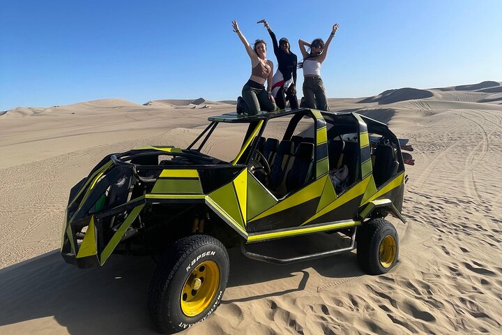 Från Ica eller Huacachina: Buggy- och sandboardtur med solnedgång