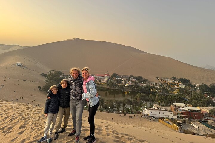 Från Ica eller Huacachina: Buggy- och sandboardtur med solnedgång