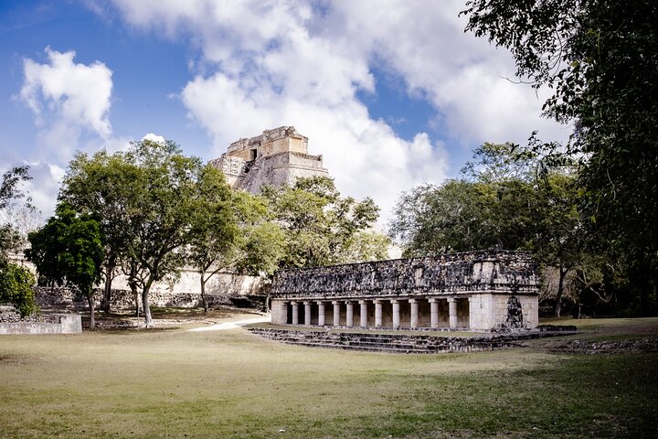 Uxmal, dois cenotes incríveis e passeio de comida local a partir de Mérida