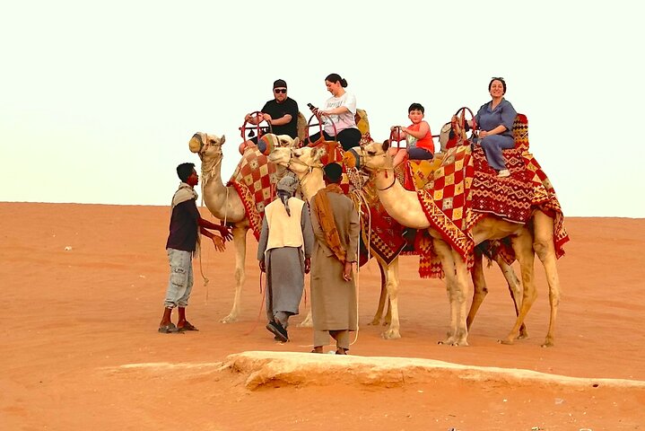 Safari en el desierto de Riad: bashing, todoterreno, paseo en camello y sandboard