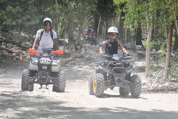 Visite en VTT des grottes de jade et du village maya de Cozumel