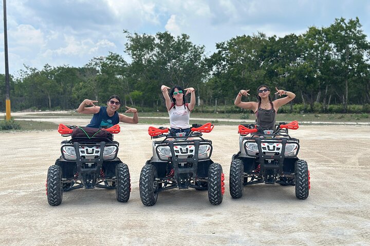 Visite en VTT des grottes de jade et du village maya de Cozumel