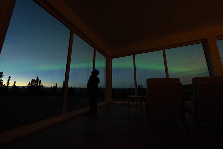 Aurora Glass House – Luzes do Norte e fotos no Cleary Summit