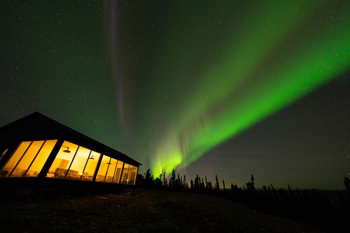 Aurora Glass House – Luzes do Norte e fotos no Cleary Summit