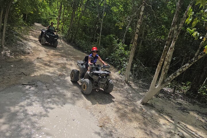 Visite en VTT des grottes de jade et du village maya de Cozumel