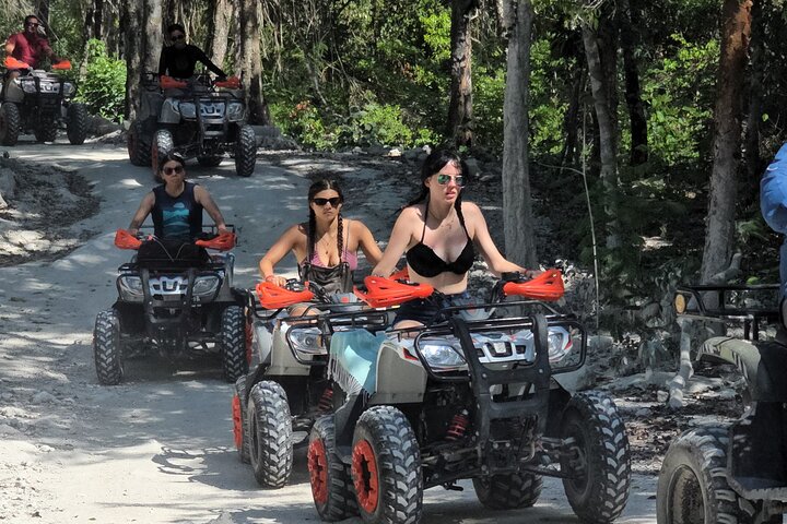 Visite en VTT des grottes de jade et du village maya de Cozumel