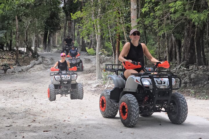 Visite en VTT des grottes de jade et du village maya de Cozumel
