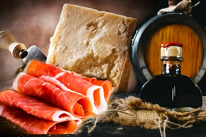 Fra Reggio Emilia AV Mediopadana til osteskim balsamic eddik
