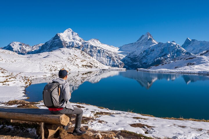 Grindelwald Første til Lake Bachalp vandretur fra Grindelwald