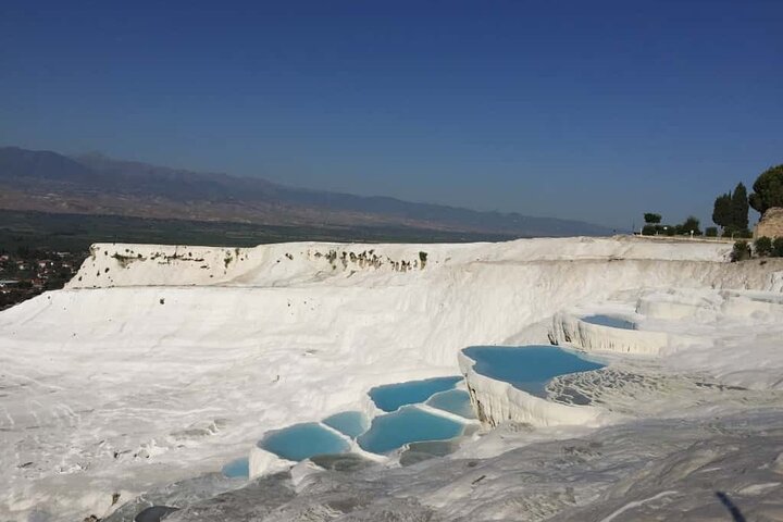 Hoppe over linjen Pamukkale Tour for Crusiers fra Kusadasi Havn