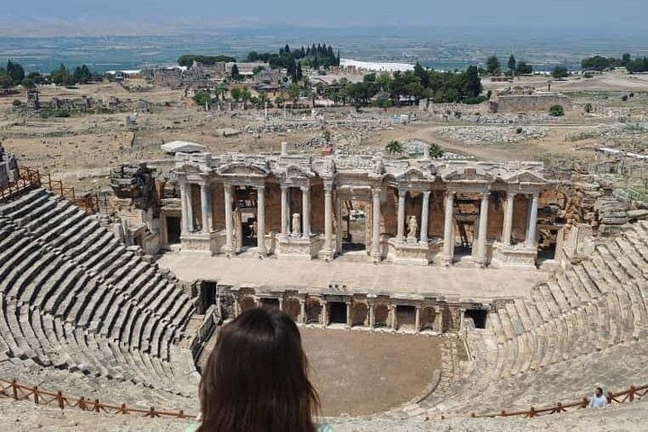Hoppe over linjen Pamukkale Tour for Crusiers fra Kusadasi Havn