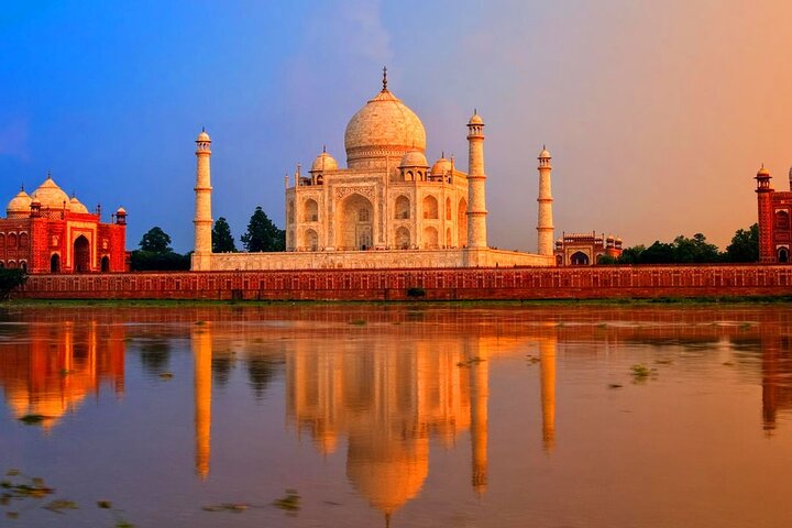 11 heures - Circuit Agra: Lever et coucher de soleil du Taj Mahal de Delhi.