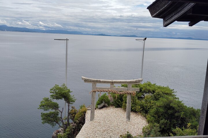 Biwa See : Mystische Chikubu Insel Bootstour von vielen Häfen