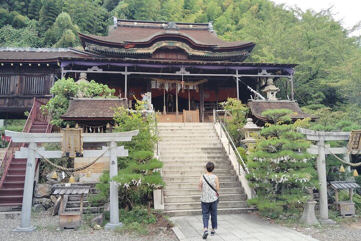 Biwa See : Mystische Chikubu Insel Bootstour von vielen Häfen