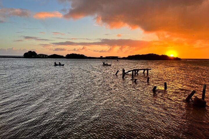 Tour en kayak por la isla de cristal marino