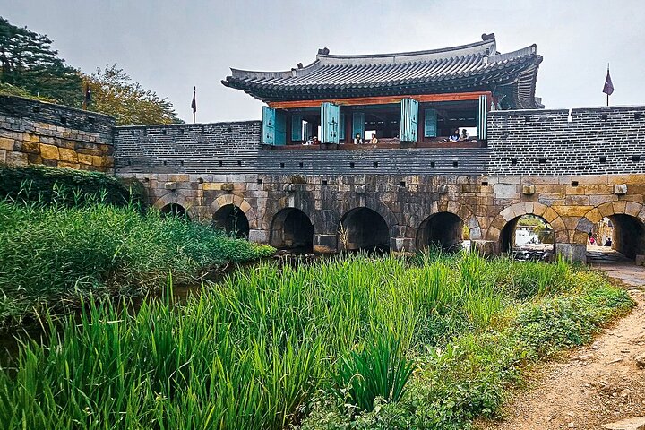 Suwon Fortress and Palace Walk with Optional Food Experience