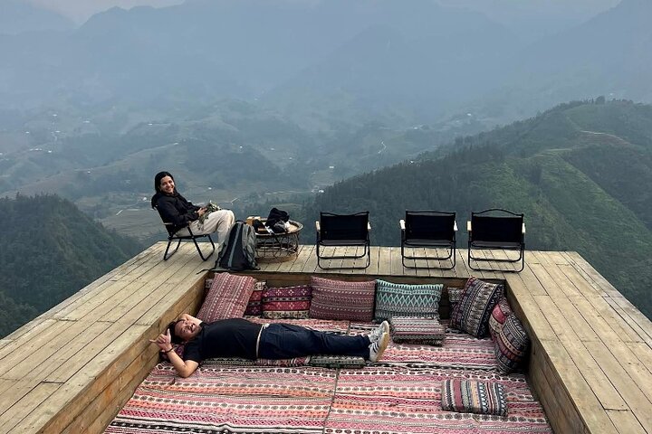 Sapa No-Trek Eco Tour : Valle de Muong Hoa & Ta Van, Spa a pie, Café