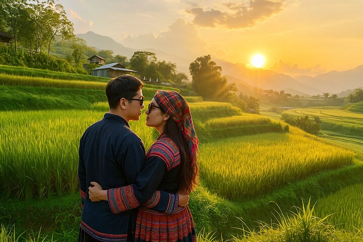 Sapa No-Trek Eco Tour : Valle de Muong Hoa & Ta Van, Spa a pie, Café