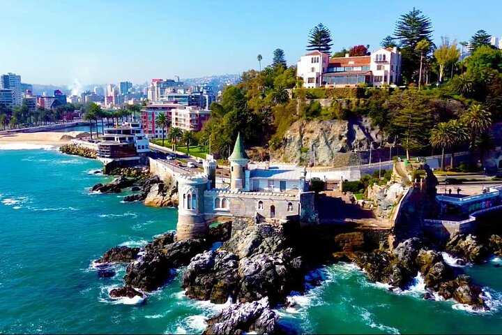 San Antonio etter cruisetur til Valparaiso og Casablanca Drop off i Santiago