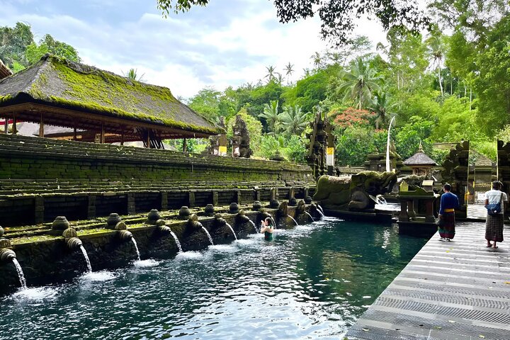 Ubud : All-inclusive privétour met waterval, tempel en rijstterras