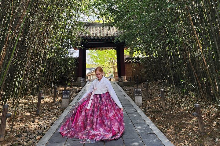 Excursão de um dia em Jeonju Hanok Village e Maisan Tapsa Temple saindo de Seul